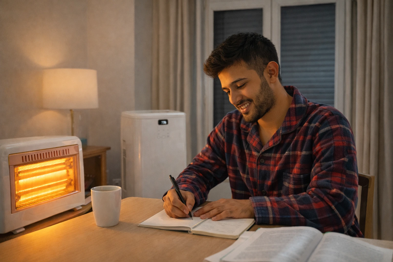 Choosing a warm base area in a shared apartment in Portugal
